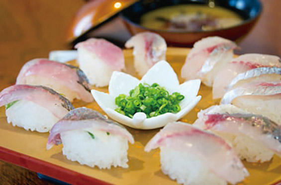 磯辺あじ鮨